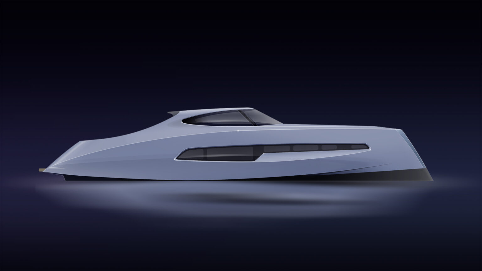 22m project Charlie Design by Hollander Yacht Design.